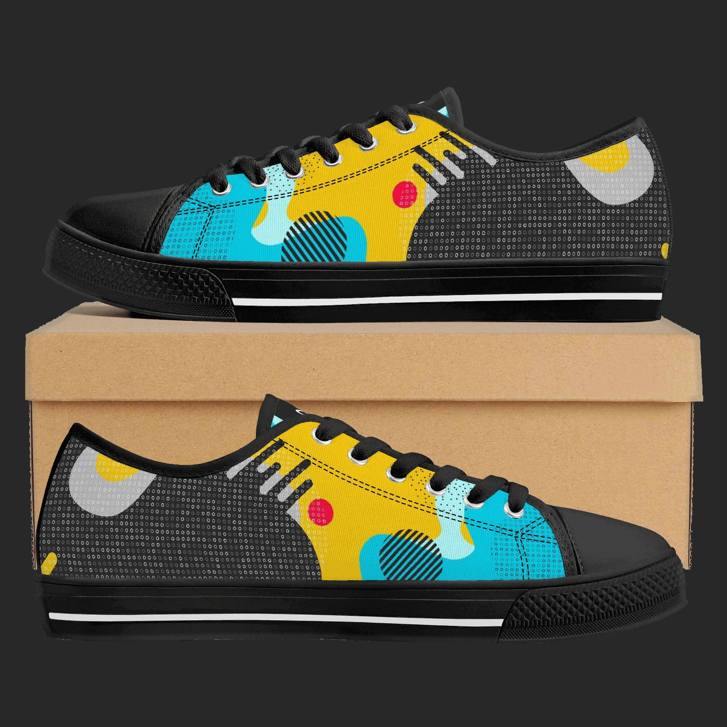 Vibes Colour Pop – Low-Top Canvas Shoes