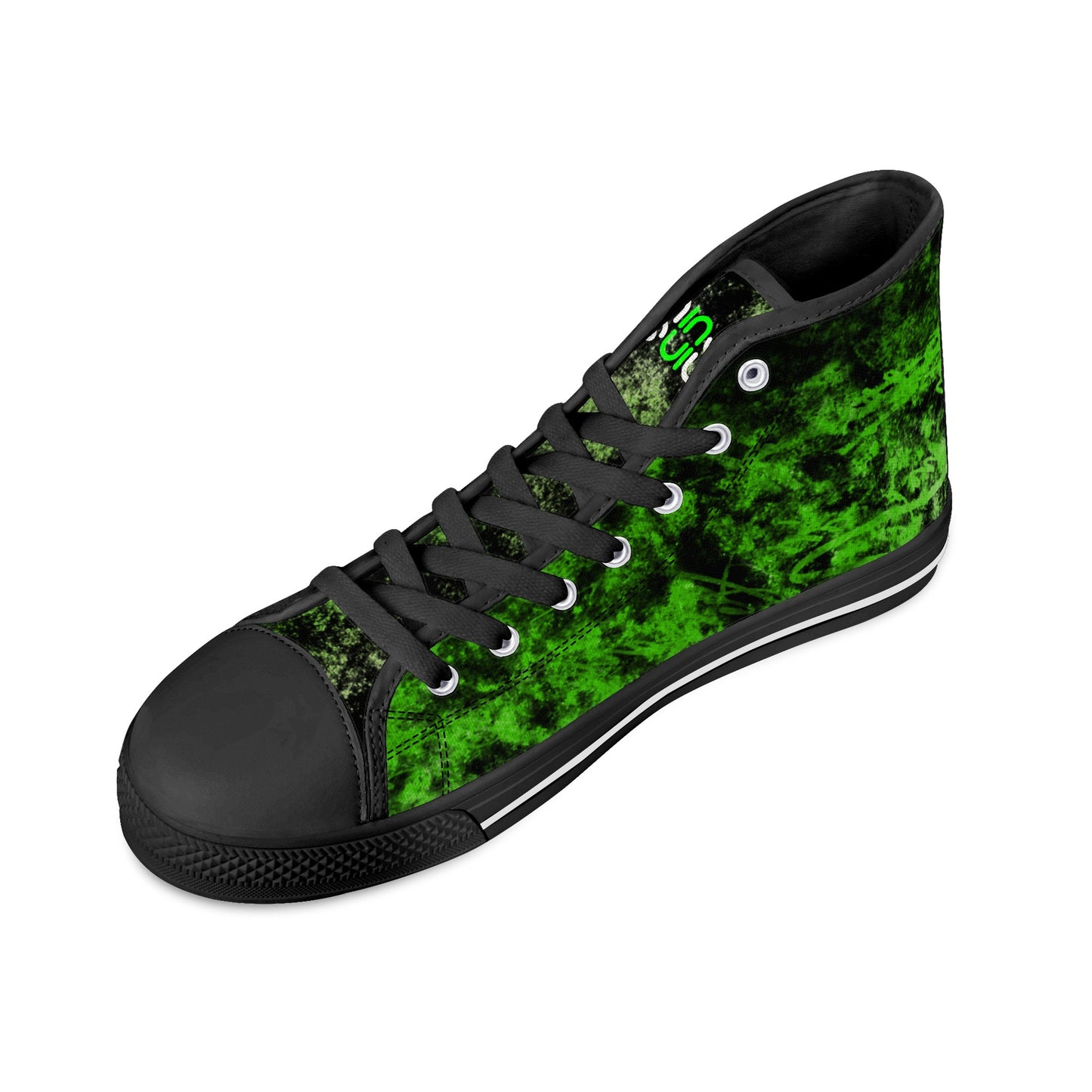 Men's High Top Canvas Shoes Cyberpunk Sphynx Cat