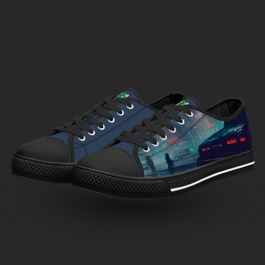 N9 Cyber Street Custom Low-Top Canvas Shoes