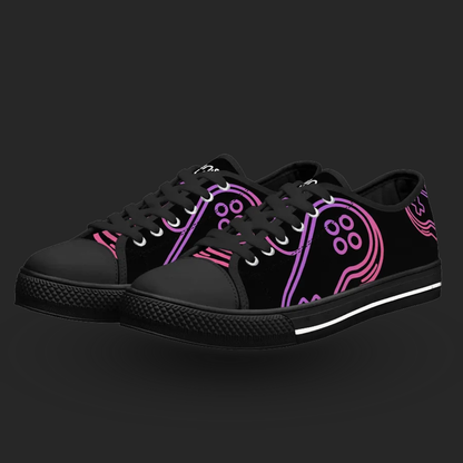 Retro Gaming – Custom 8-Bit Neon Sneakers