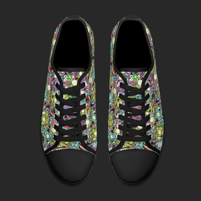 Zombie Edition — Custom Low-Top Canvas Shoes