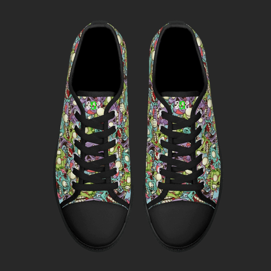 Zombie Edition — Custom Low-Top Canvas Shoes