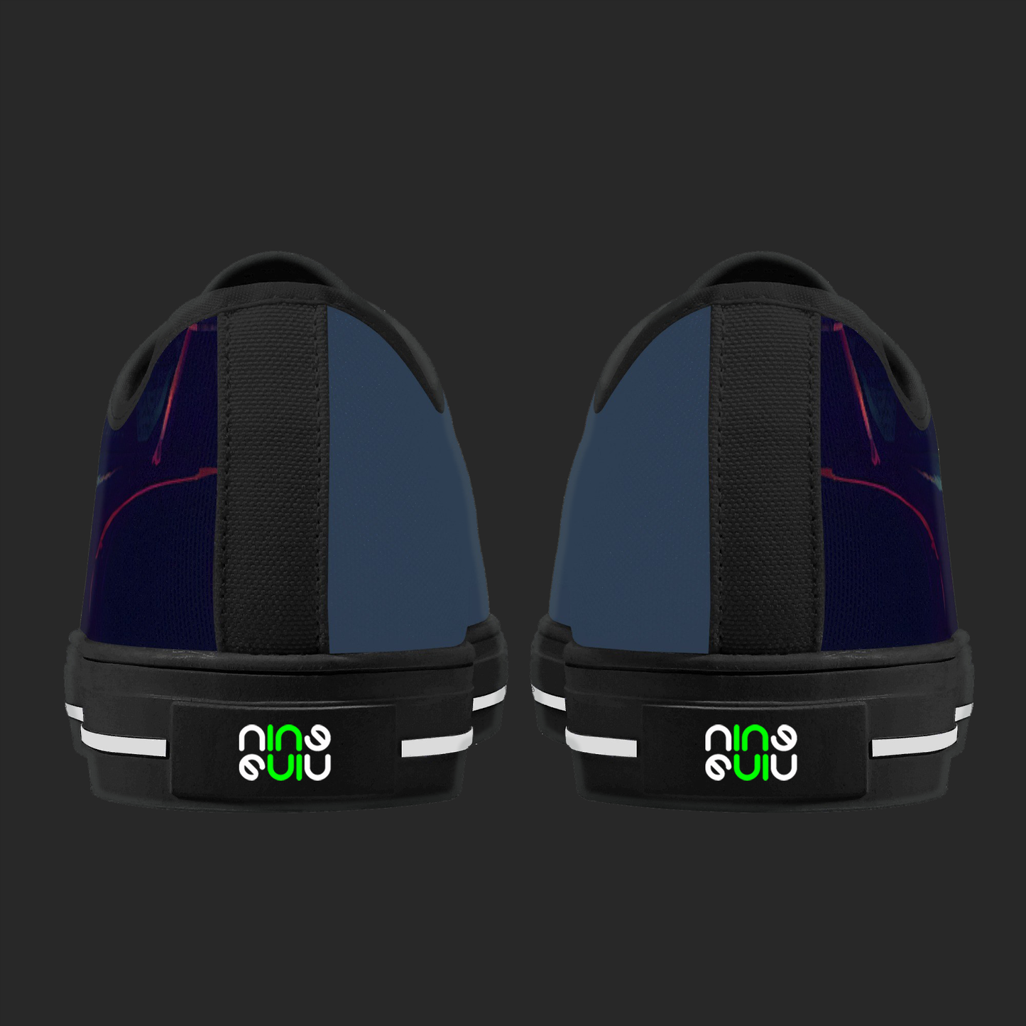 N9 Cyber Street Custom Low-Top Canvas Shoes