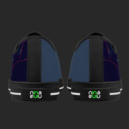 N9 Cyber Street Custom Low-Top Canvas Shoes