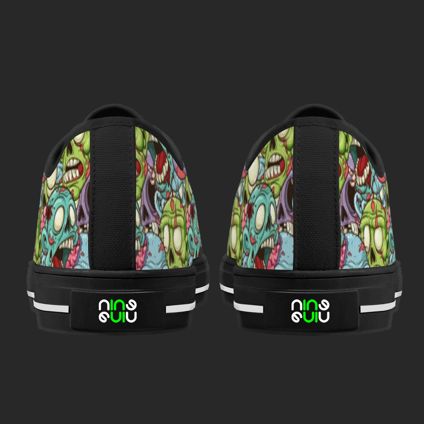 Zombie Edition — Custom Low-Top Canvas Shoes