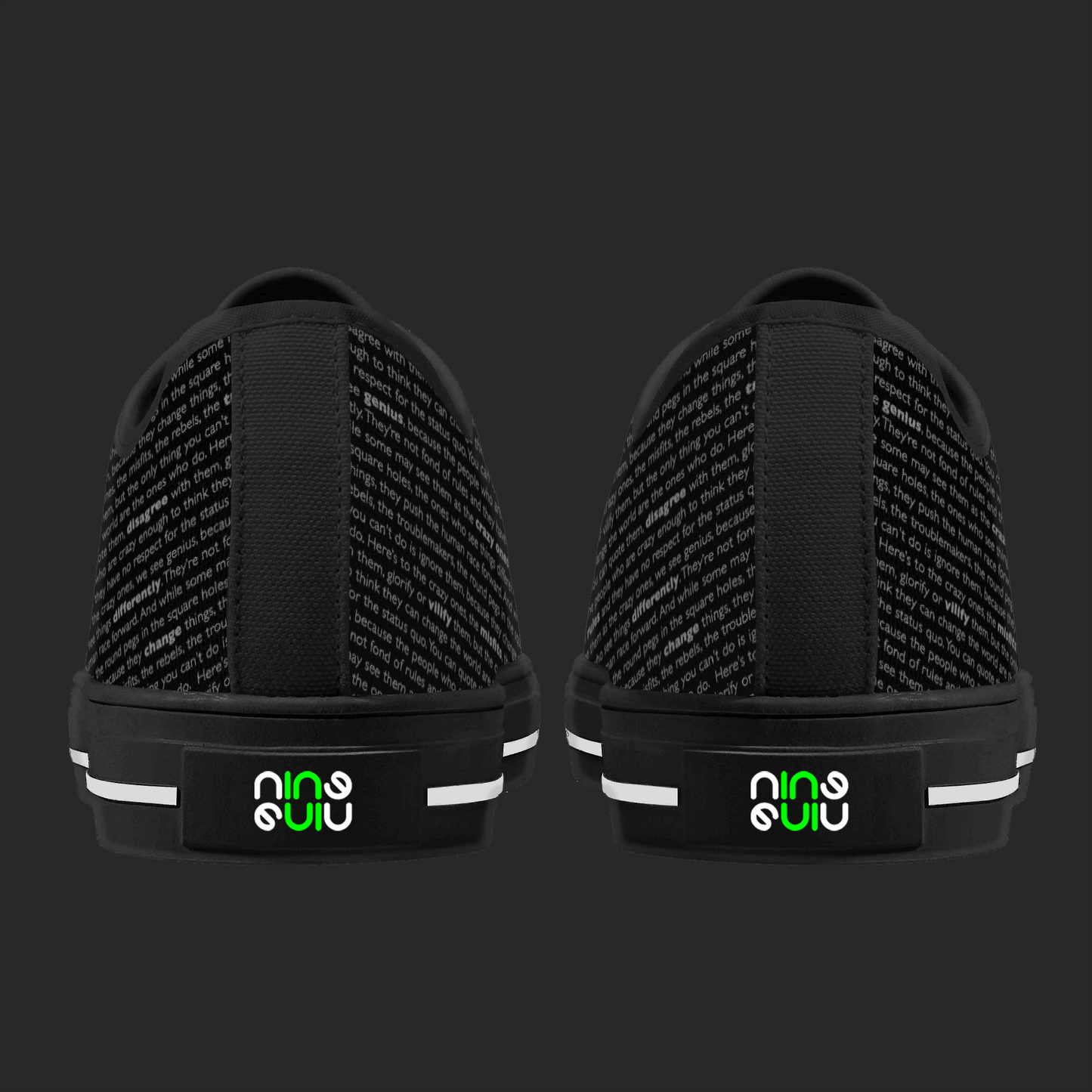 Different — Custom Low-Top Canvas Shoes