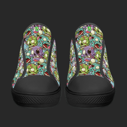 Zombie Edition — Custom Low-Top Canvas Shoes