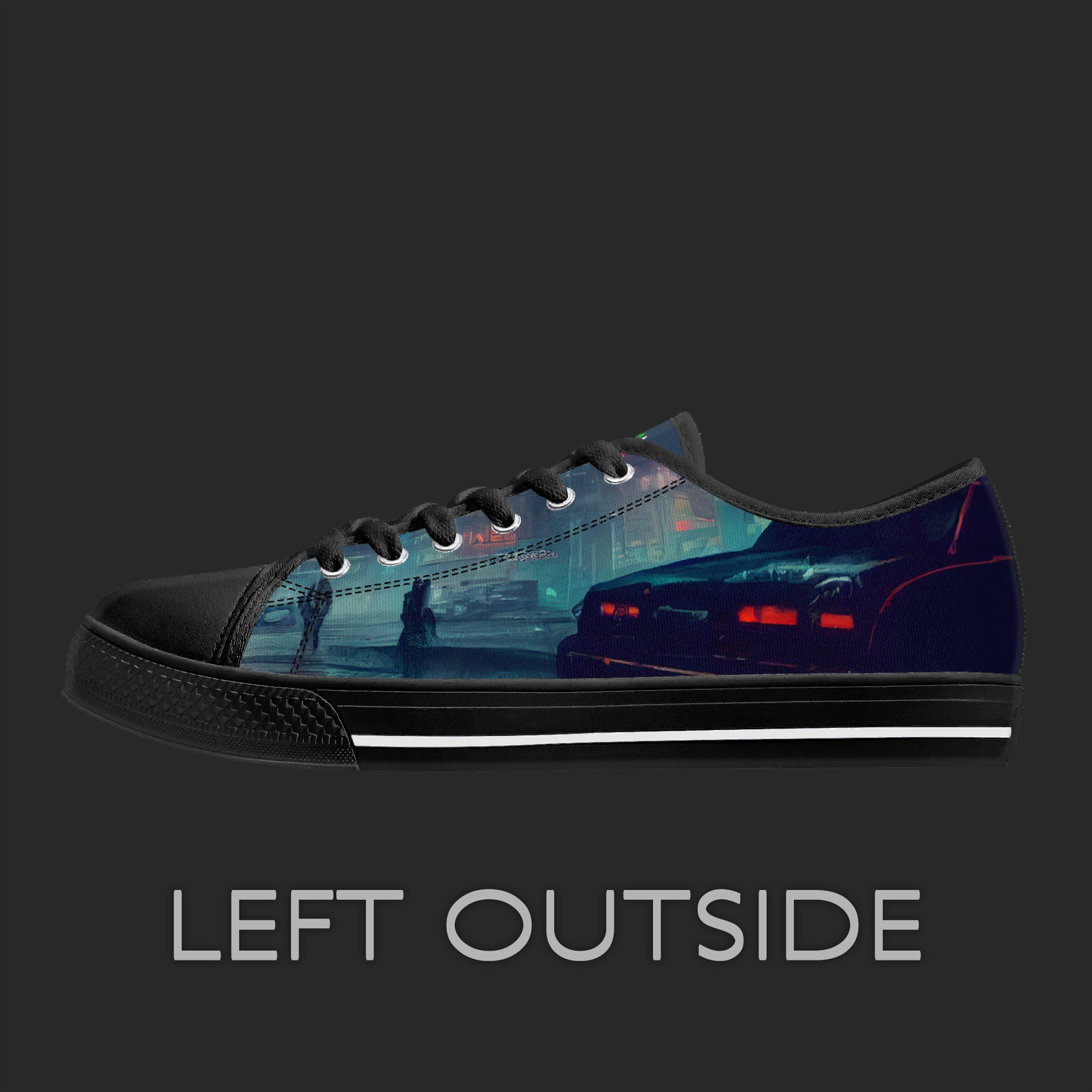 N9 Cyber Street Custom Low-Top Canvas Shoes