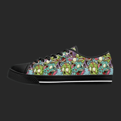 Zombie Edition — Custom Low-Top Canvas Shoes