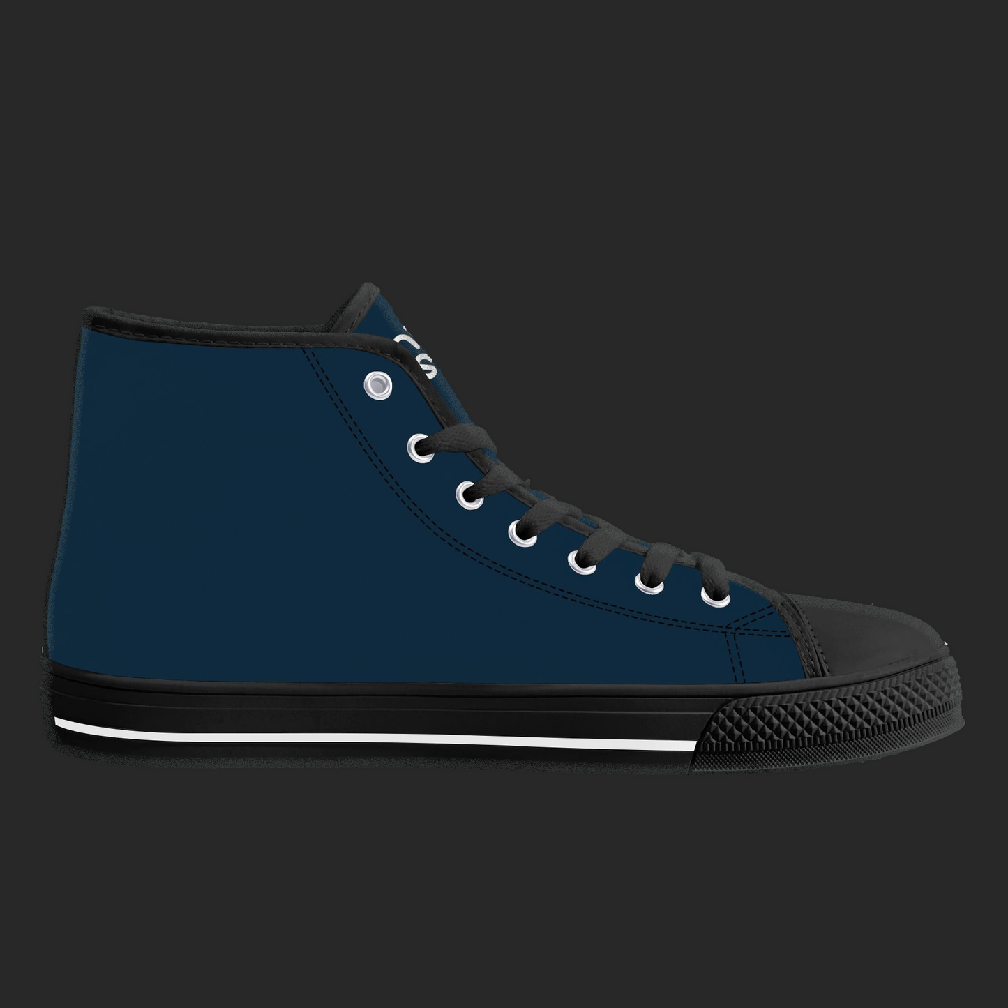 Night Wave – Custom High Top Canvas Shoes