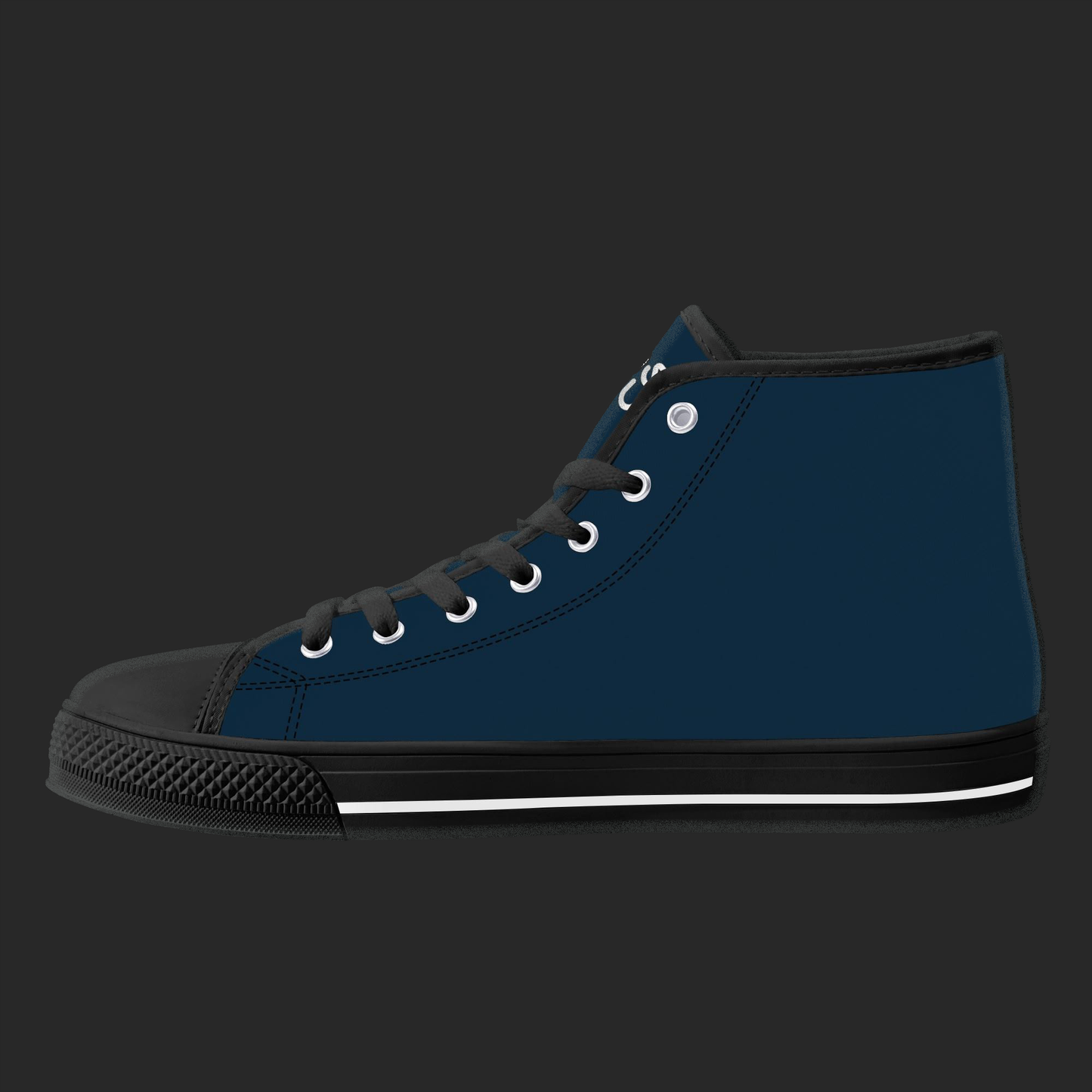 Night Wave – Custom High Top Canvas Shoes