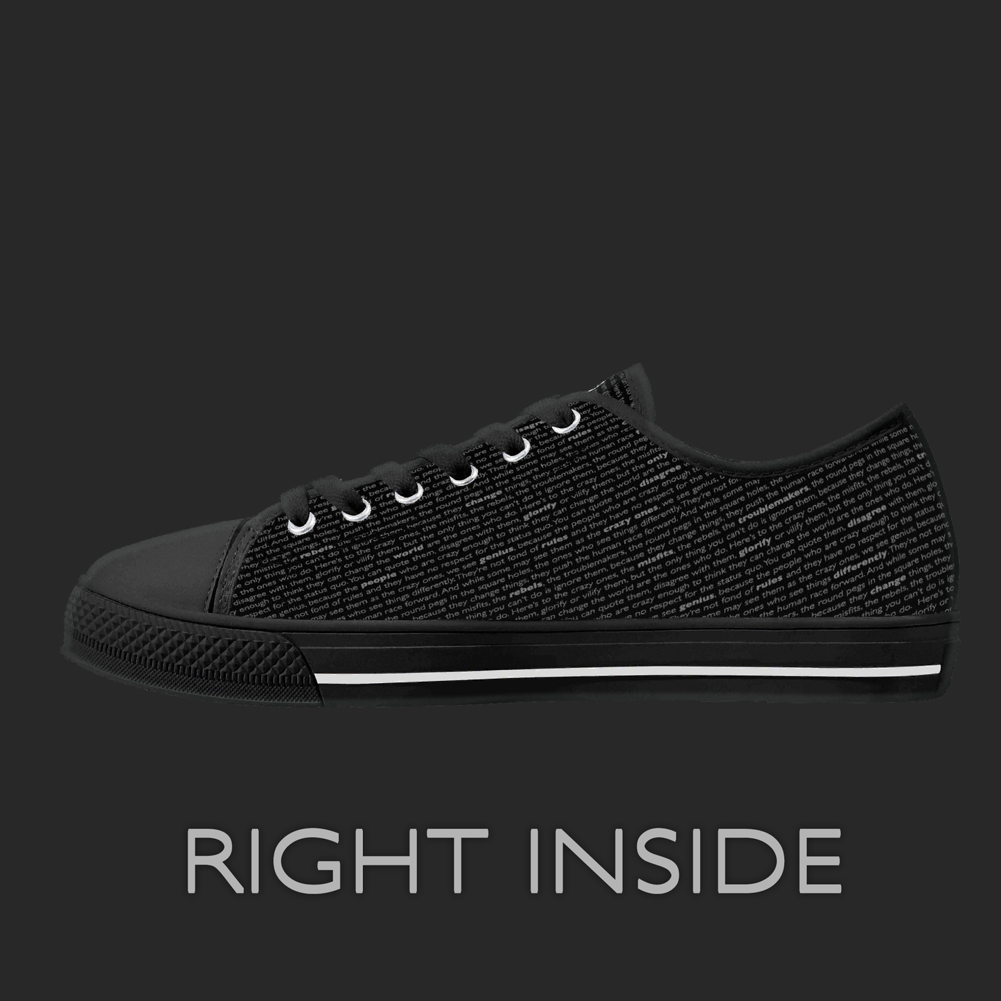 Different — Custom Low-Top Canvas Shoes