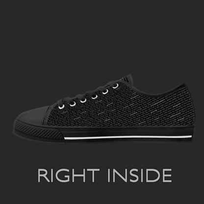 Different — Custom Low-Top Canvas Shoes