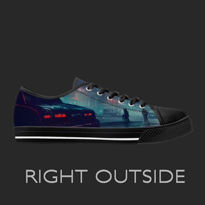 N9 Cyber Street Custom Low-Top Canvas Shoes
