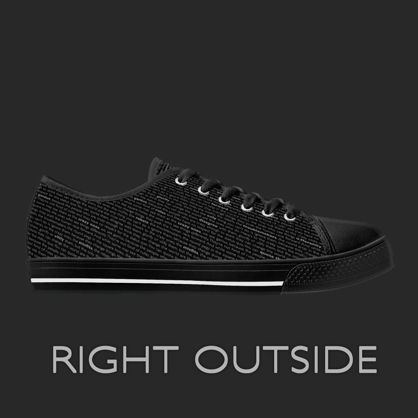 Different — Custom Low-Top Canvas Shoes