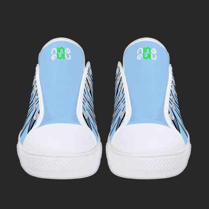 Neon Vision — Anime Street Low-Top Canvas Sneakers (Black or White Trim)