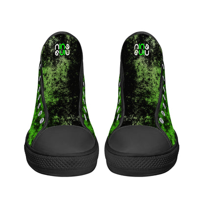 Men's High Top Canvas Shoes Cyberpunk Sphynx Cat