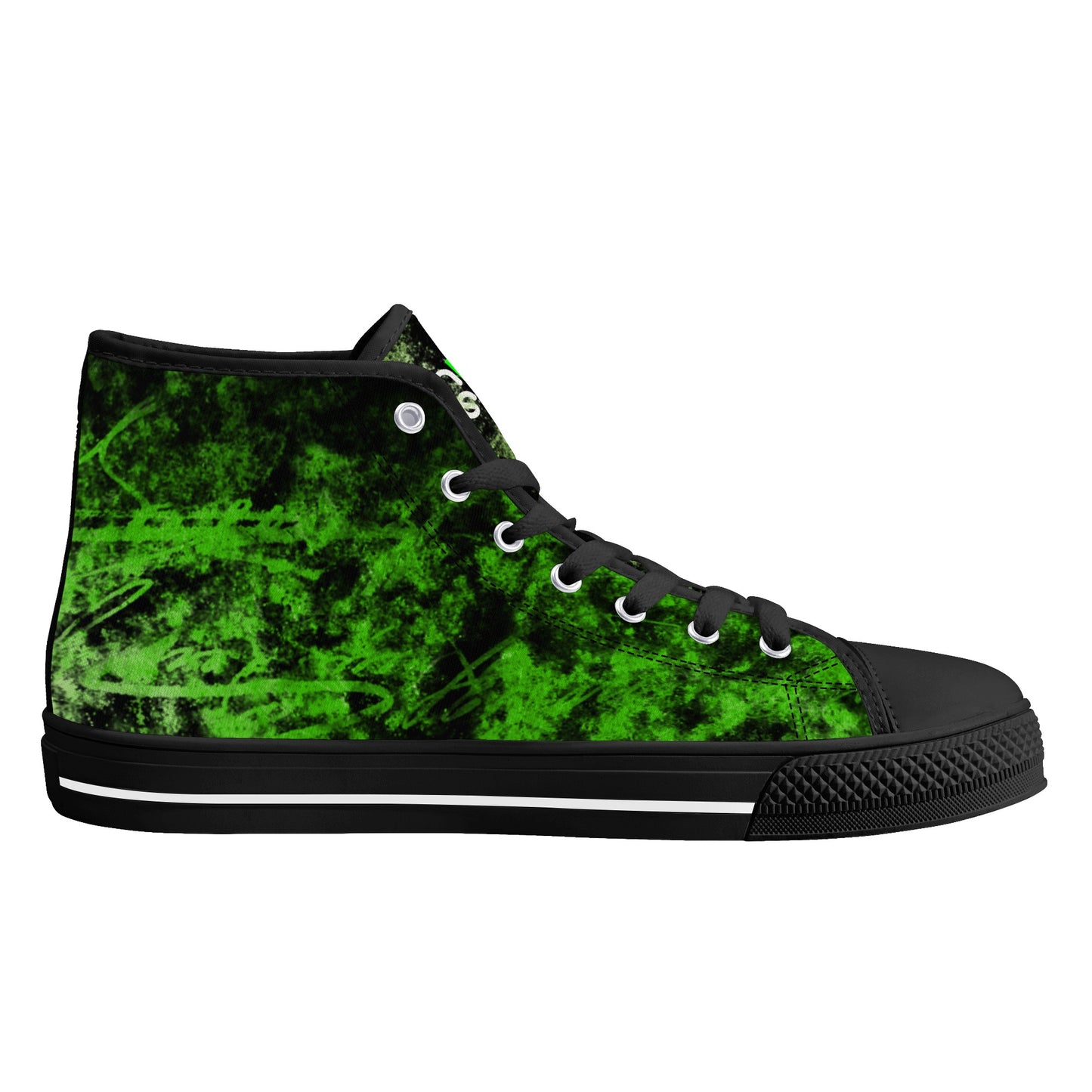 Men's High Top Canvas Shoes Cyberpunk Sphynx Cat