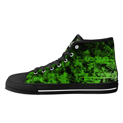 Men's High Top Canvas Shoes Cyberpunk Sphynx Cat